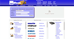 Desktop Screenshot of maxis.jp