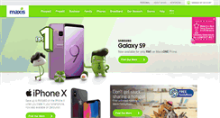 Desktop Screenshot of maxis.com.my